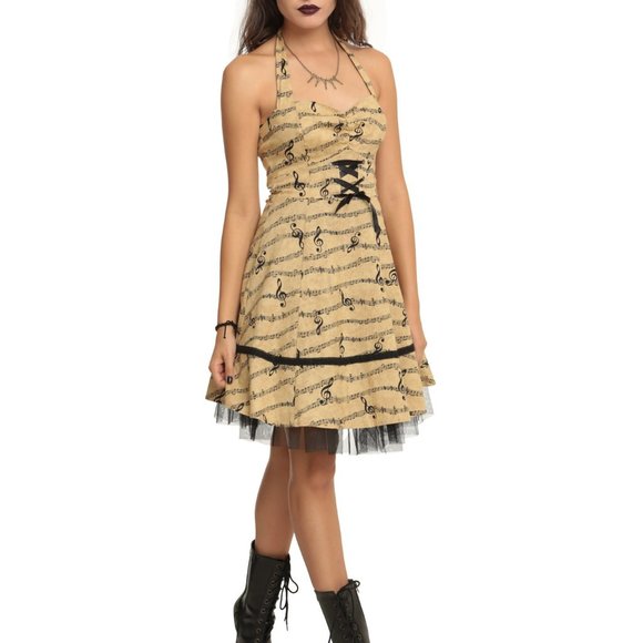 Hot Topic Dresses & Skirts - HOT TOPIC Music Note Dress